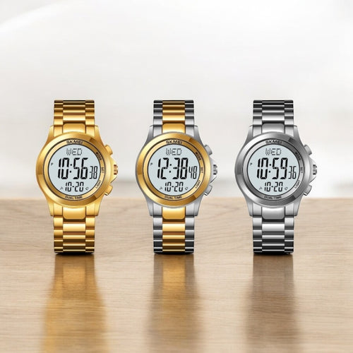 Unisex Round Digital Watch