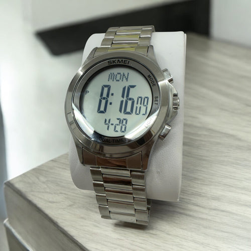 Unisex Round Digital Watch