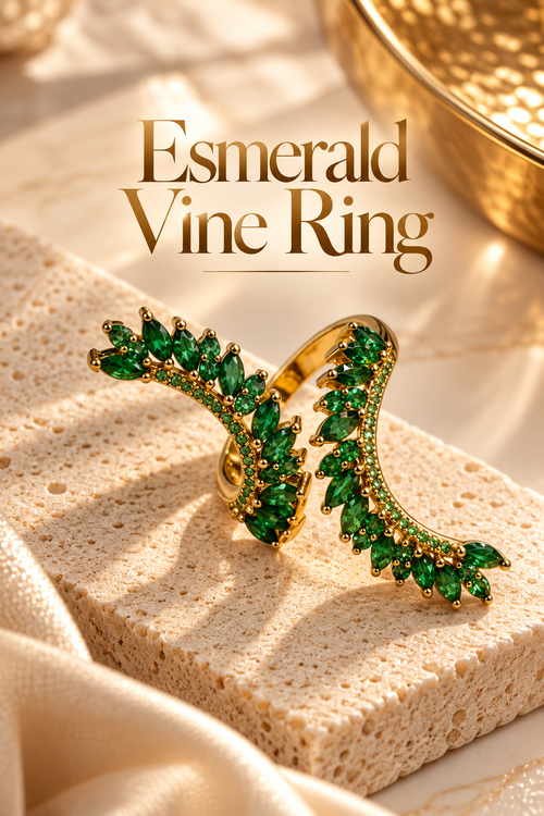 Esmerald Vine Ring