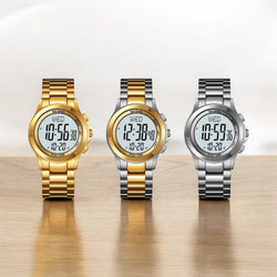 Reloj digital redondo unisex