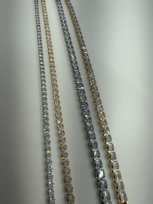 Esmerald Cut-Tennis Bracelet