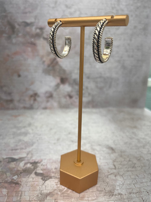 Vintage Open Hoops