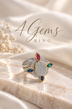 4 Gems Ring