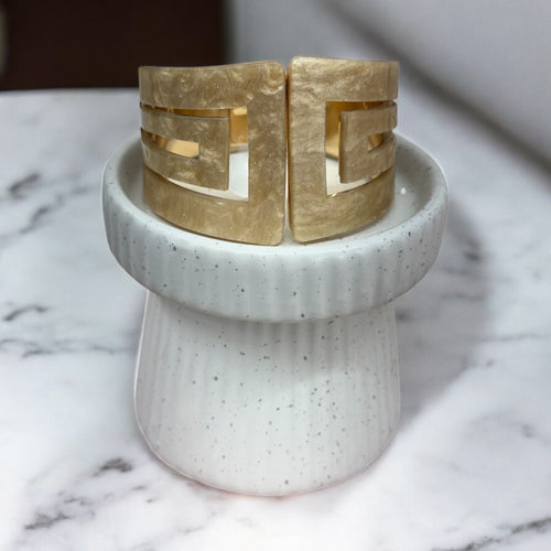 Gini Resin Cuff Bracelet