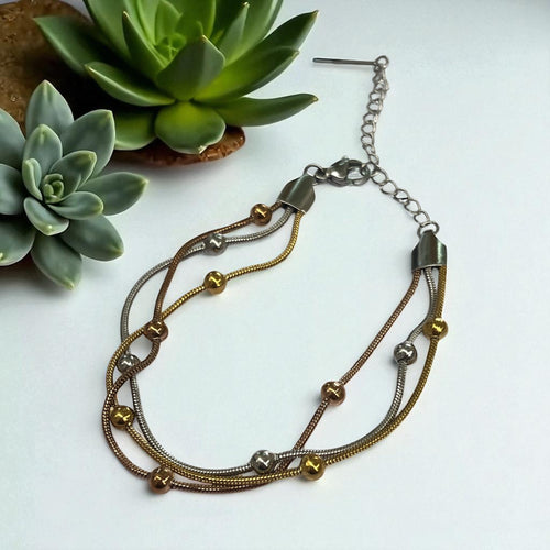 Triple Layer Bracelet
