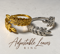 Adjustable Leaves Ring