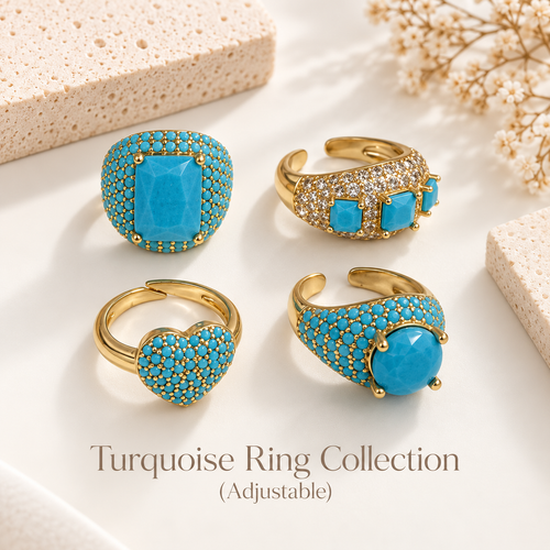 Turquoise Ring Collection
