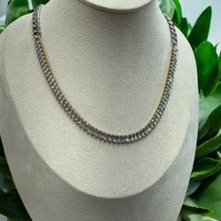 Collar de baguette de acero inoxidable