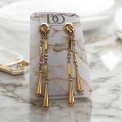 Long Stainless Steel Earrings