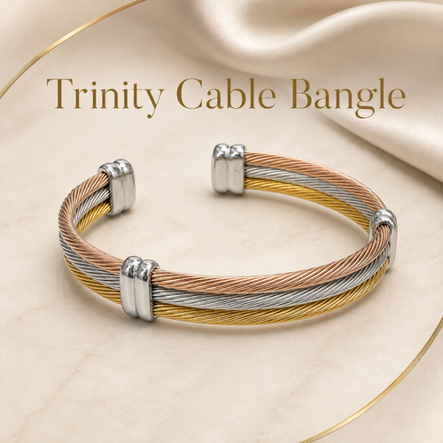 Trinity Cable Bangle