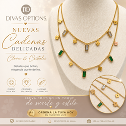 Clover & Crystals Necklace