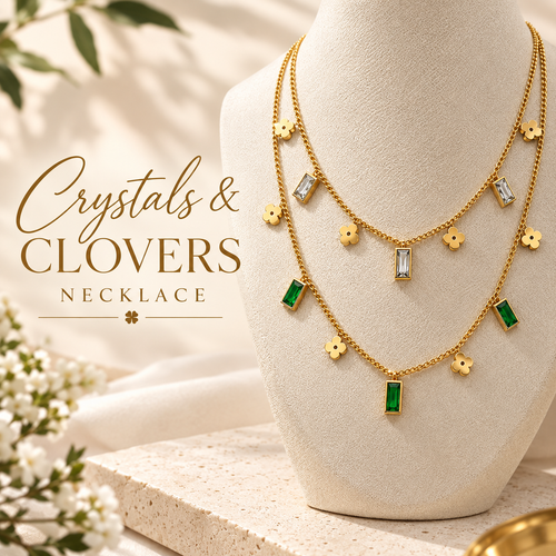 Clover & Crystals Necklace