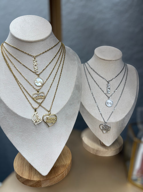 Mothers Day Sstainless Steel Necklace "Te amo Mamá"