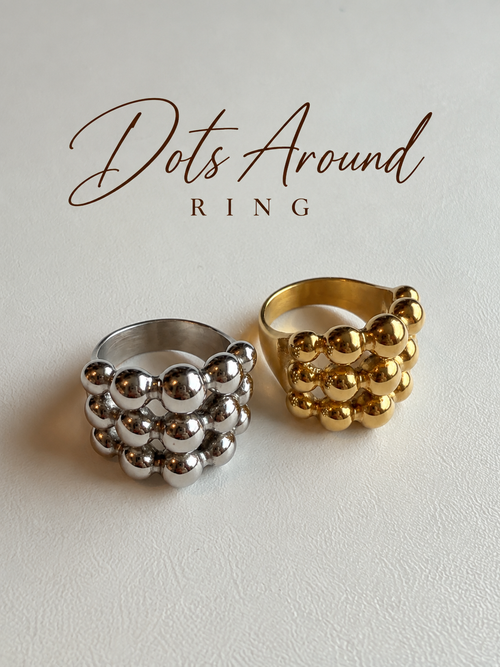 Dots Arount Chunky Ring