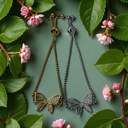 Pulsera ajustable de mariposa