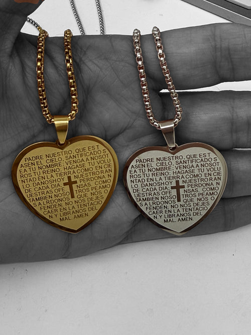 Prayer "Padre Nuestro" Necklace