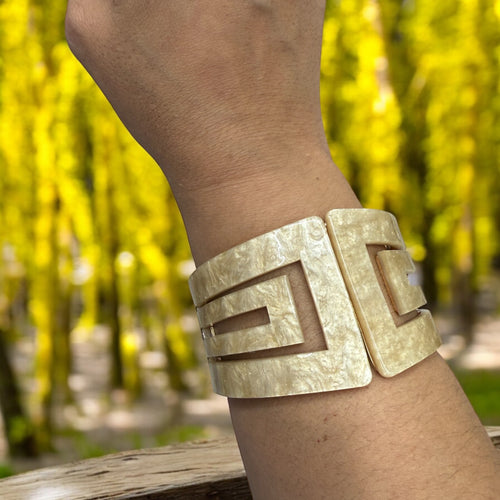 Gini Resin Cuff Bracelet