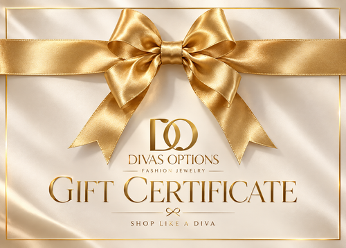 DIVAS OPTIONS GIFT CERTIFICATE