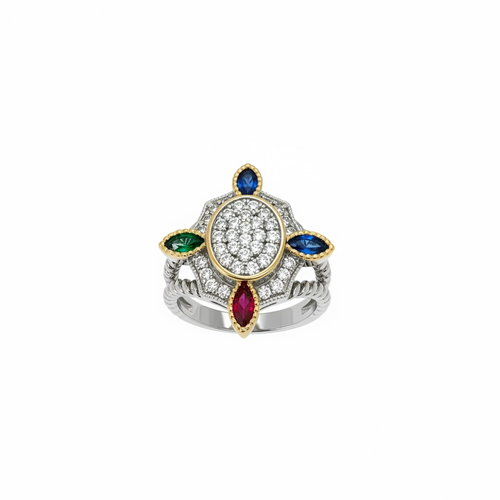 4 Gems Ring