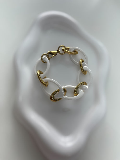 White Ceramic Bracelet