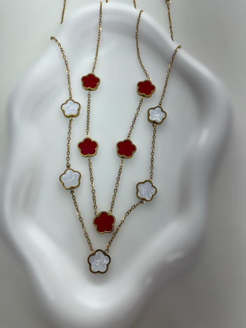 Collar de trébol Fansy