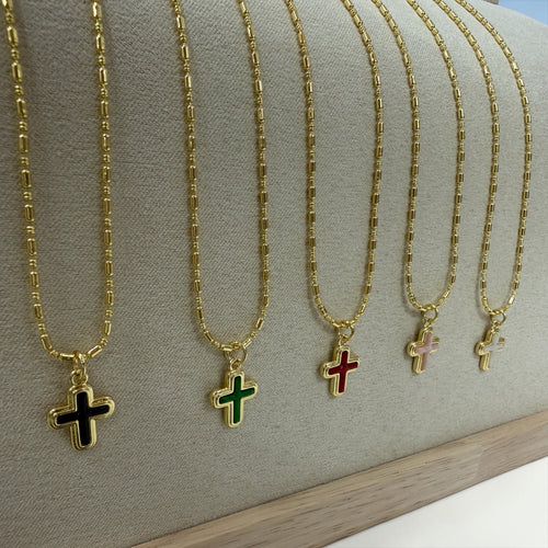 Adjustable Cross Necklace