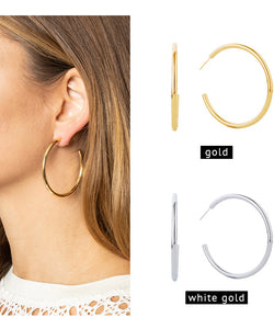 Pendientes de aro grandes