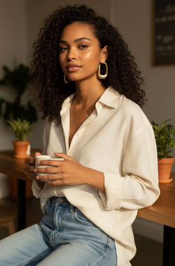 Pendientes de aro grandes