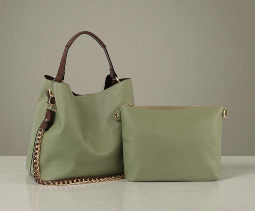Vegan Leather 2 in 1 HandBag
