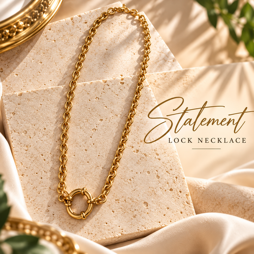 Statement Lock Necklace