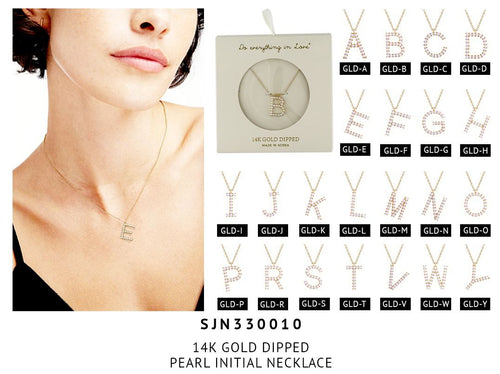 Pearl Inicial Necklace